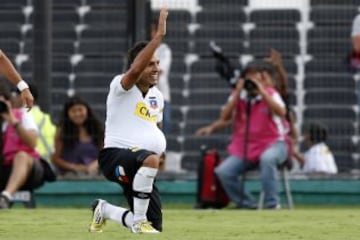 Juan Guillermo Domínguez, Carachito, llegó para adueñarse del lateral izquierdo de Colo Colo el 2012 y el 2013. Hoy juega en Junior de Barranquilla.