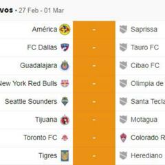 Concachampions: Fechas y horarios de los octavos de final