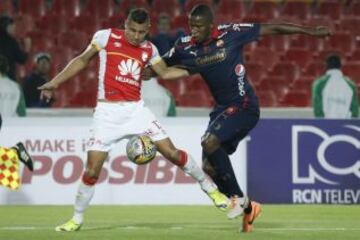 Independiente Santa Fe y el Medellín se enfrentaron en El Campín para ponerse al día en el calendario de la Liga Águila.