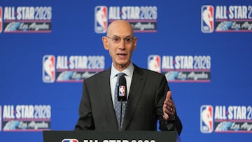 Adam Silver, durante su comparecencia anual en el fin de semana del All Star.