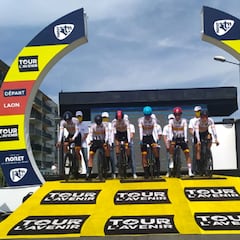 La Selección termina segunda en la crono por equipos