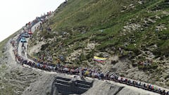 El Tourmalet, durante uno de sus ascensiones en el Tour de Francia