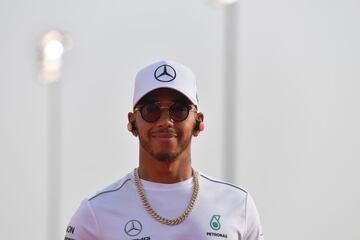 El piloto britnico de Mercedes, Lewis Hamilton.