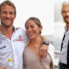 Jenson Button revela que Richard Branson se sobrepasó con su ex estando ebrio