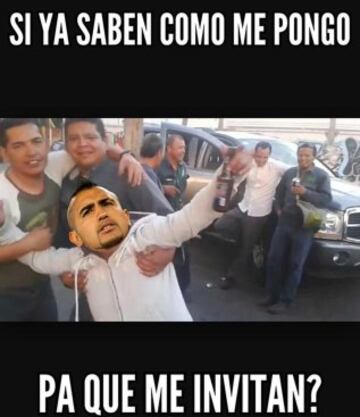 Los 'memes' del accidente de Arturo Vidal con su Ferrari