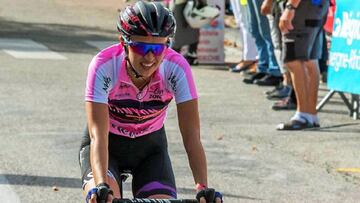 Marion Sicot, durante una carrera.