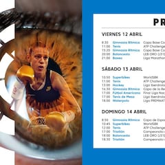 Superbikes, tenis y gimnasia rítmica entre los deportes que incluye el programa del domingo en LaLigaSports Tv