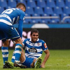 Salva Ruiz, casi descartado para el Depor - Alcorcón por lesión