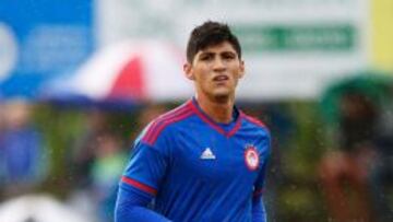 Pulido marcó su segundo gol con el Olympiakos.