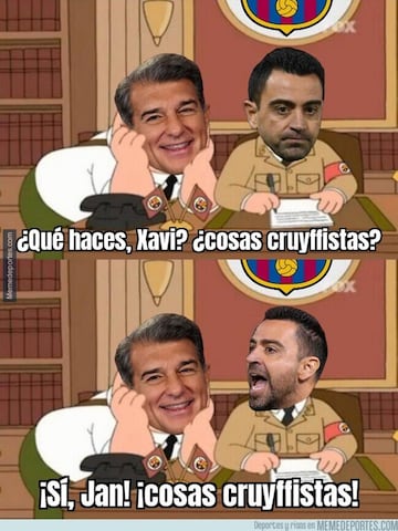 Los memes más divertidos de la vuelta de Dani Alves, Xavi... al Barça