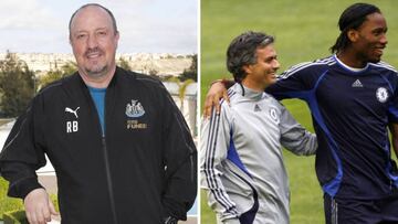 Rafa Ben&iacute;tez y Mourinho.