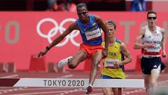 Carlos San Mart&iacute;n abre el atletismo para Colombia en Tokio 2020 con puesto 12 en 3000m obst&aacute;culos.