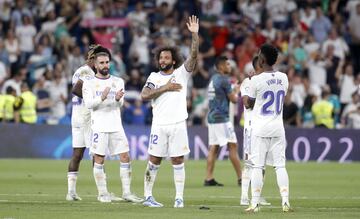 Marcelo dice adi¨®s al Bernab¨¦u. Tras 15 temporadas y media en el club blanco se despide de la afici¨®n.