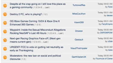 NeoGAF vuelve a estar online; Tyler Malka ha hablado