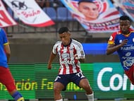Partido de Liga BetPlay entre Junior y Pasto.