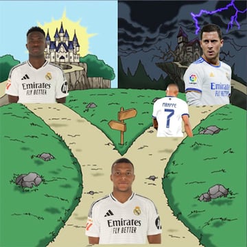 El partido de Mbappé, protagonista de los memes