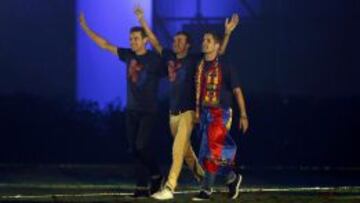 Luis Enrique, en el Camp Nou.