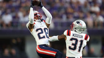 The Minnesota Vikings were inside the 10 with a goal to go situation but couldn’t get into the end zone to draw level with the New England Patriots.