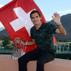 El mundo del tenis se rinde a Federer tras ganar Indian Wells