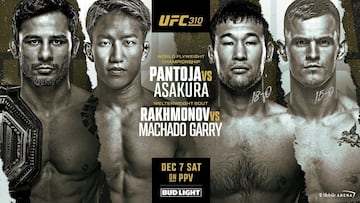 Cartelera del UFC 310.