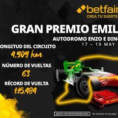 Apuestas F1 para el Gran Premio de Emilia-Romaña: pole, victoria y vuelta rápida de ‘MadMax’ a cuota 2.4