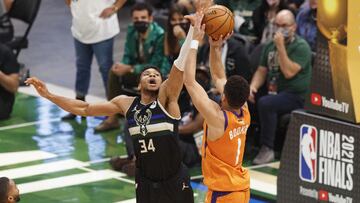 NBA Finals | Suns v Bucks Game 6 picks up in the second quarter when Phoenix finally start making some shots and keeping up with the Bucks .