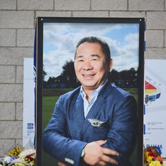 Leicester se une para despedir a su presidente