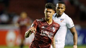 Jorge Carrascal "gastó mucha pierna" ante Liga de Quito