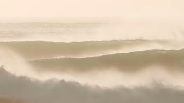 Ola Dracula, Marruecos, durante la puesta de sol