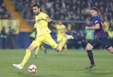 Iborra marc¨® el 3-2 y adelant¨® al Villarreal en el marcador.