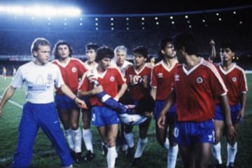 In 1989, Chile keeper Roberto Rojas feigned injury when a flare was thrown onto the pitch during a World Cup qualifying match against Brazil. Television replays showed that the flare had not made contact with Rojas and the keeper subsequently admitted he