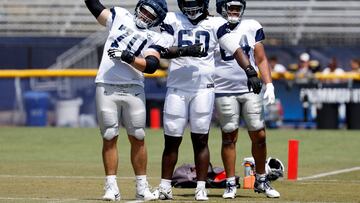 Tyler Guyton just moved up in the Dallas Cowboys depth chart after Chuma Edoga suffered a toe injury that will see him sit out into the regular season.