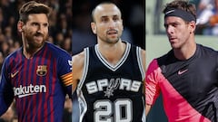 Los cinco mejores deportistas argentinos del año 2018