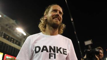 Sebastian Vettel, en Abu Dhabi.