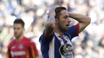 Cartabia es uno de los jugadores del Depor que más remata a puerta