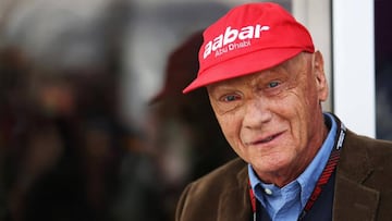 Niki Lauda, de Mercedes.