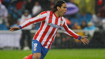 Falcao celebra un gol con el Atl&eacute;tico en la 2012-13.