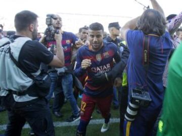 Rafinha celebra el título. 