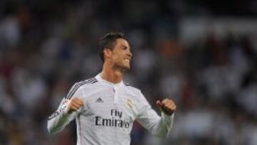 Cristiano celebra su gol al C&oacute;rdoba.