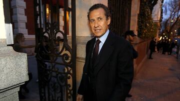Valdano en un acto de deportistas argentinos