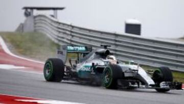 Lewis Hamilton fue el mejor en los terceros libres de Austin.