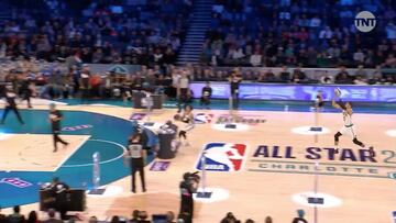 El increíble triple que definió el concurso de habilidades en el All Star