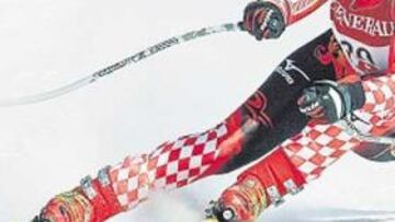 <b>REVANCHA. </b>Janica Kostelic se desquitó ante Anja Paerson de su derrota en la pasada Copa del Mundo.