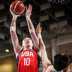 Estados Unidos gana a China; Han Xu se presenta a la WNBA