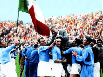 Italia logra su primera copa del Mundo.