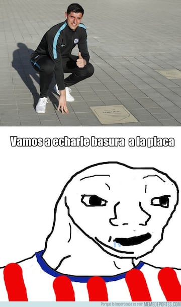 Los mejores memes de la presentación de Courtois