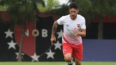 Pablo Pérez ya se entrena con la camiseta de Newell's