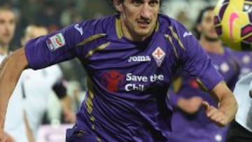 Savic con la Fiorentina. 