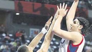 <b>DISCRETO. </b>Scola no lució ayer como tiene acostumbrado.