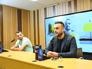 28/09/25 CADIZ CF PRESENTACION YURI TABATADZE CON JUAN CALA